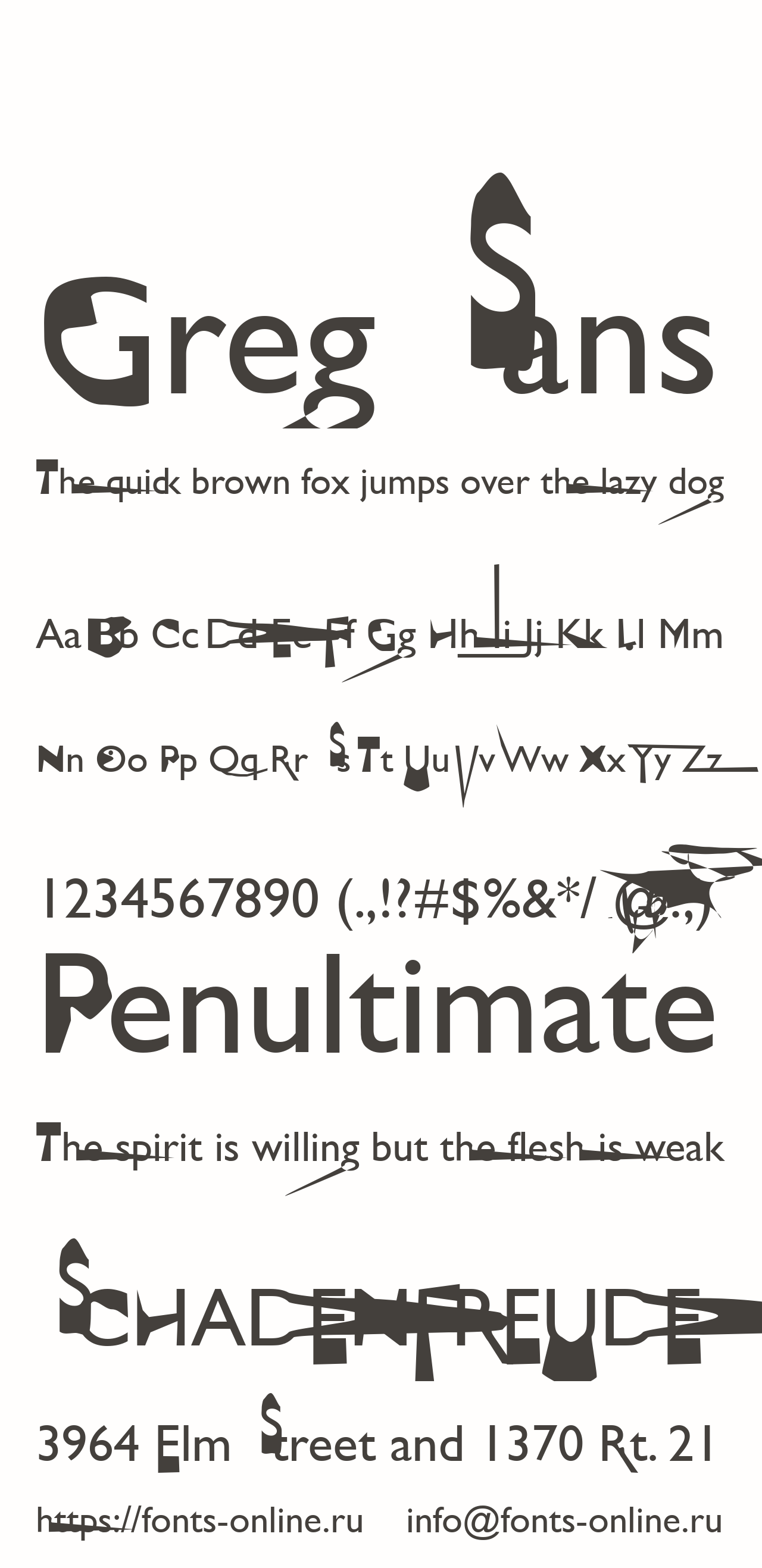 Greg Sans Free Font Download